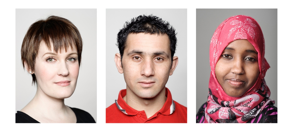 A selection of portraits from the project